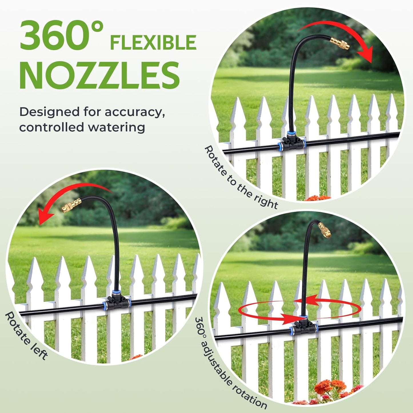 33FT Garden Watering Kit for Small Gardens