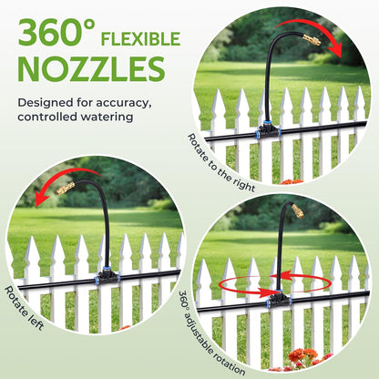 33FT Garden Watering Kit for Small Gardens