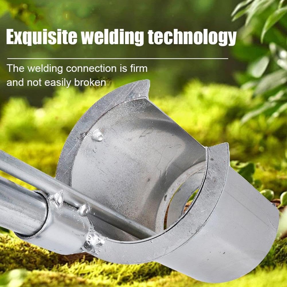 Bulb Planter Tool,Stainless Steel Fruit Tree Transplant Drilling Tool,Plant and Fruit Tree Seedling Transplanter with Long Handle,Handheld Soil Sampler,for Spring Planting Digging Transplanting