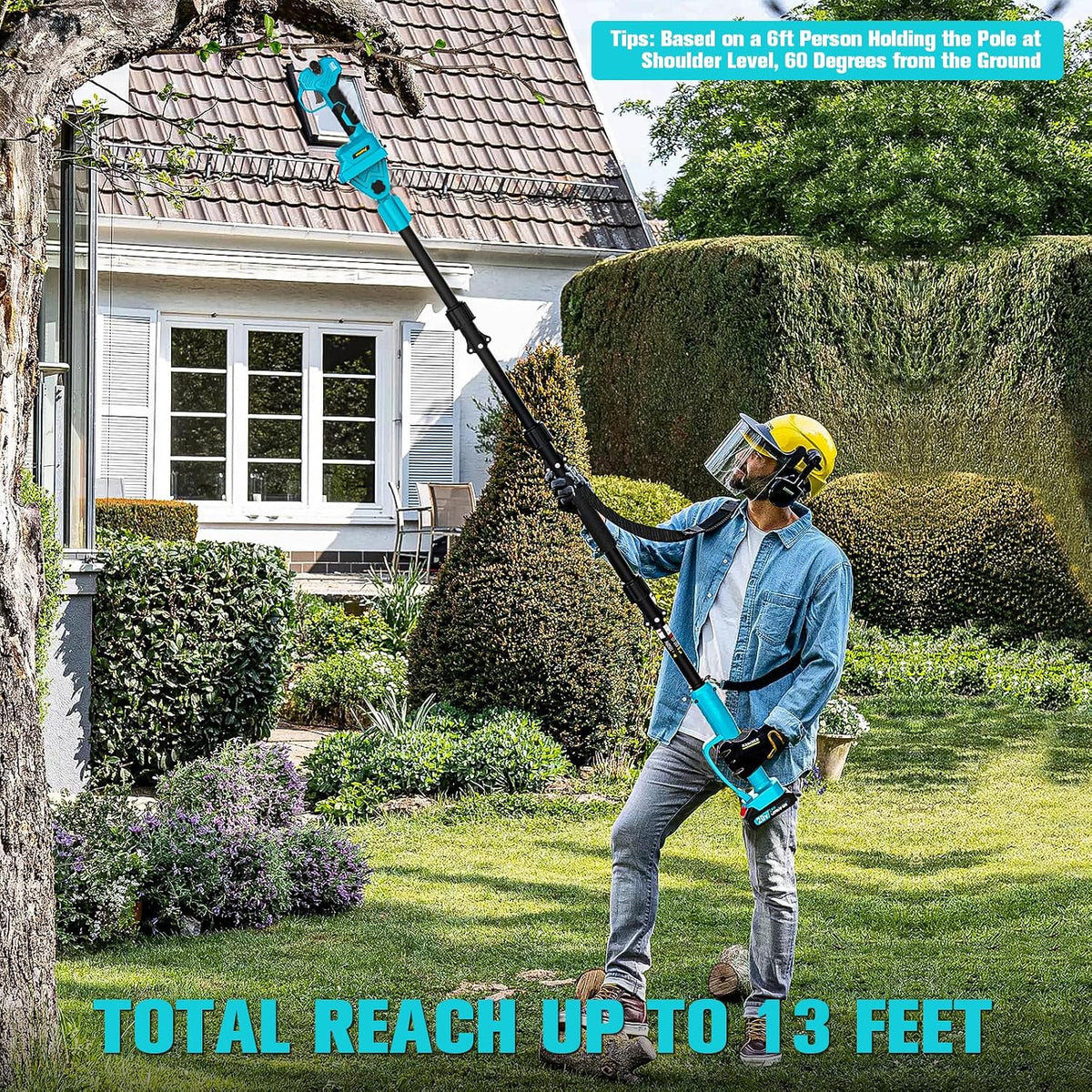 Electric Pruning Shears Compatible with DeWALT 20V – 26000RPM Cordless Garden Pruner,0.8-2 inch Max Cutting Diameter PVC Cutter Tree Trimmer with LCD Display & SK7 Blades(Tool Only)