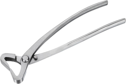Bonsai Concave Cutter 8 Inch 200mm Bonsai Tool Branch Cutter Bonsai Modeling Gardening Scissors for Branch Cutting, Silver