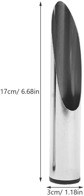 Small Stainless Steel Soil Scoop for Indoor Plants, Metal Potting Bucket Shovel Bonsai Tools, Succulent Gardening Scooper Trowel for Dirt Container