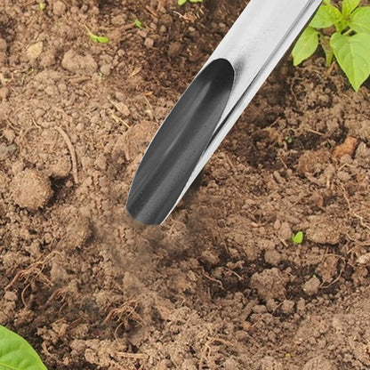 Small Stainless Steel Soil Scoop for Indoor Plants, Metal Potting Bucket Shovel Bonsai Tools, Succulent Gardening Scooper Trowel for Dirt Container