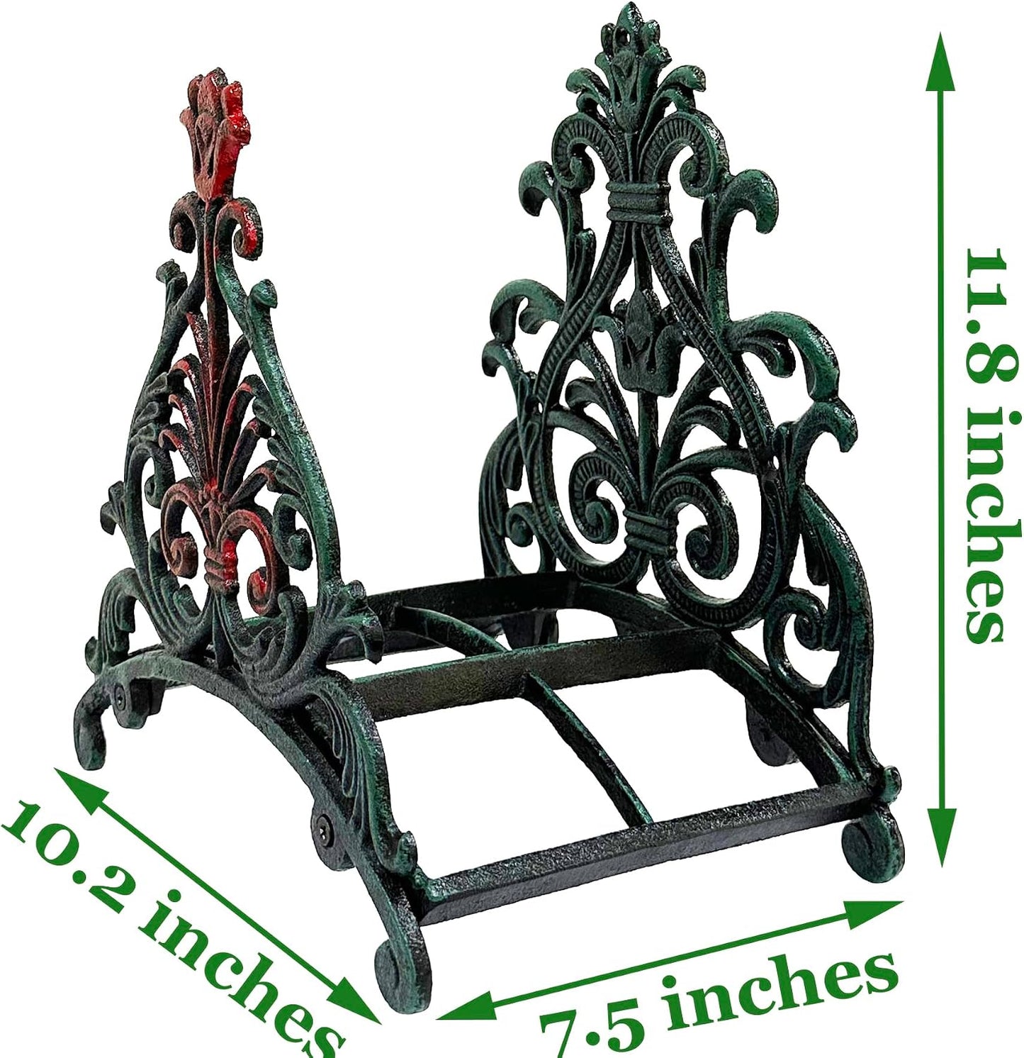 Decorative Garden Hose Holder,Hose Hanger,Heavy Duty Cast Iron Garden Yard Water Pipe Holds,Wall Mounted Hose Butler,Hose Rack Reel,50FT 75FT 100FT Water Hose Bulter Storage (Butterflies)