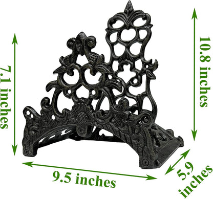 Decorative Garden Hose Holder,Hose Hanger,Heavy Duty Cast Iron Garden Yard Water Pipe Holds,Wall Mounted Hose Butler,Hose Rack Reel,50FT 75FT 100FT Water Hose Bulter Storage (Butterflies)