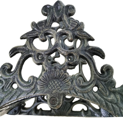 Decorative Garden Hose Holder,Hose Hanger,Heavy Duty Cast Iron Garden Yard Water Pipe Holds,Wall Mounted Hose Butler,Hose Rack Reel,50FT 75FT 100FT Water Hose Bulter Storage (Butterflies)
