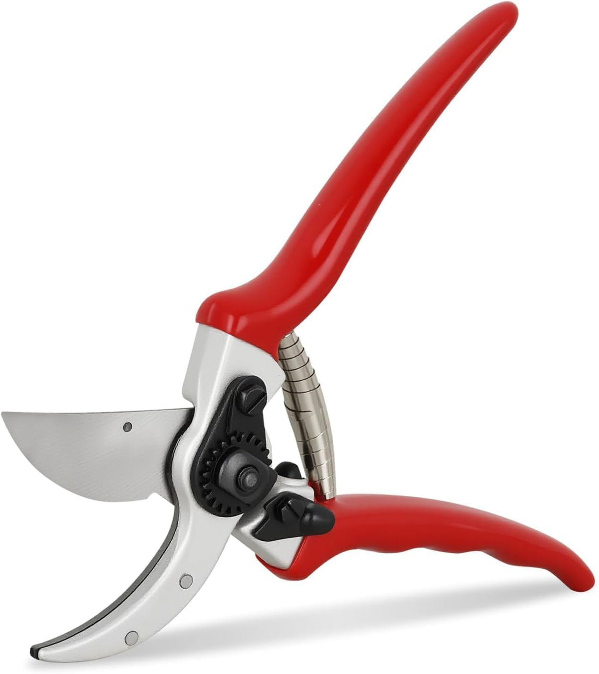 Professional Bypass Pruning Shears, 8.5 Inch SK5 Steel with Titanium, Heavy Duty Garden Clippers for Hedge Trimming (Black) (Yellow)