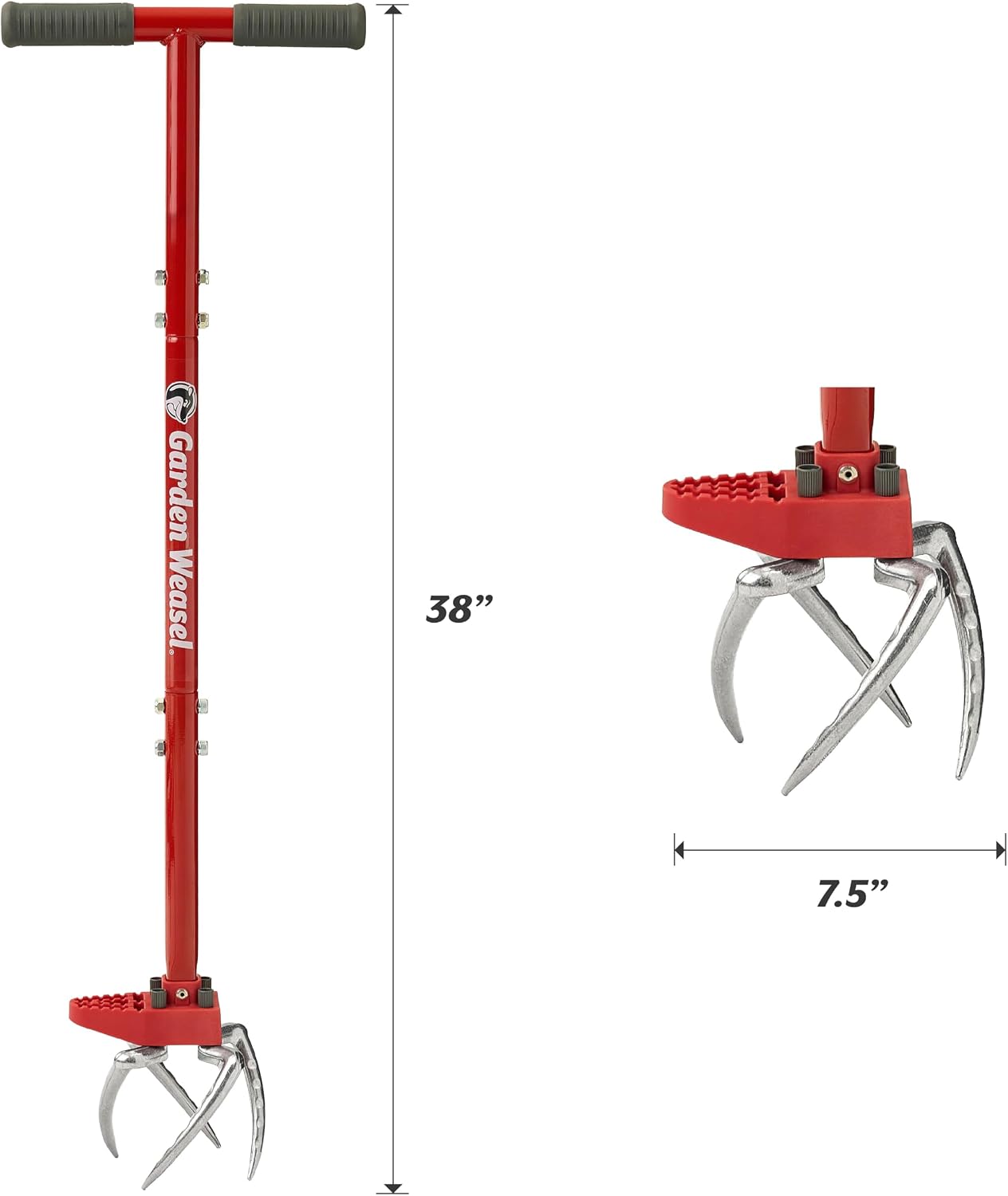 Claw Pro 3-in-1 Hand Cultivator Tiller Weeder Soil Loosener