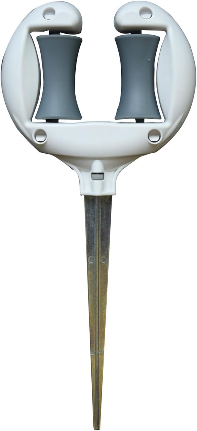 Garden Hose Guide Spikes Rustfree Metal Stake Water Pipe Positioning Holder Roller Outdoor Yard Garden Irrigation Tool Hose Guide Stake