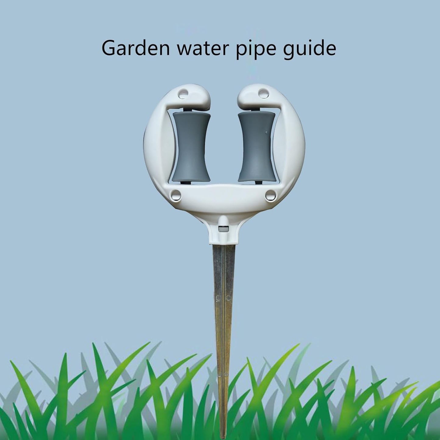 Garden Hose Guide Spikes Rustfree Metal Stake Water Pipe Positioning Holder Roller Outdoor Yard Garden Irrigation Tool Hose Guide Stake