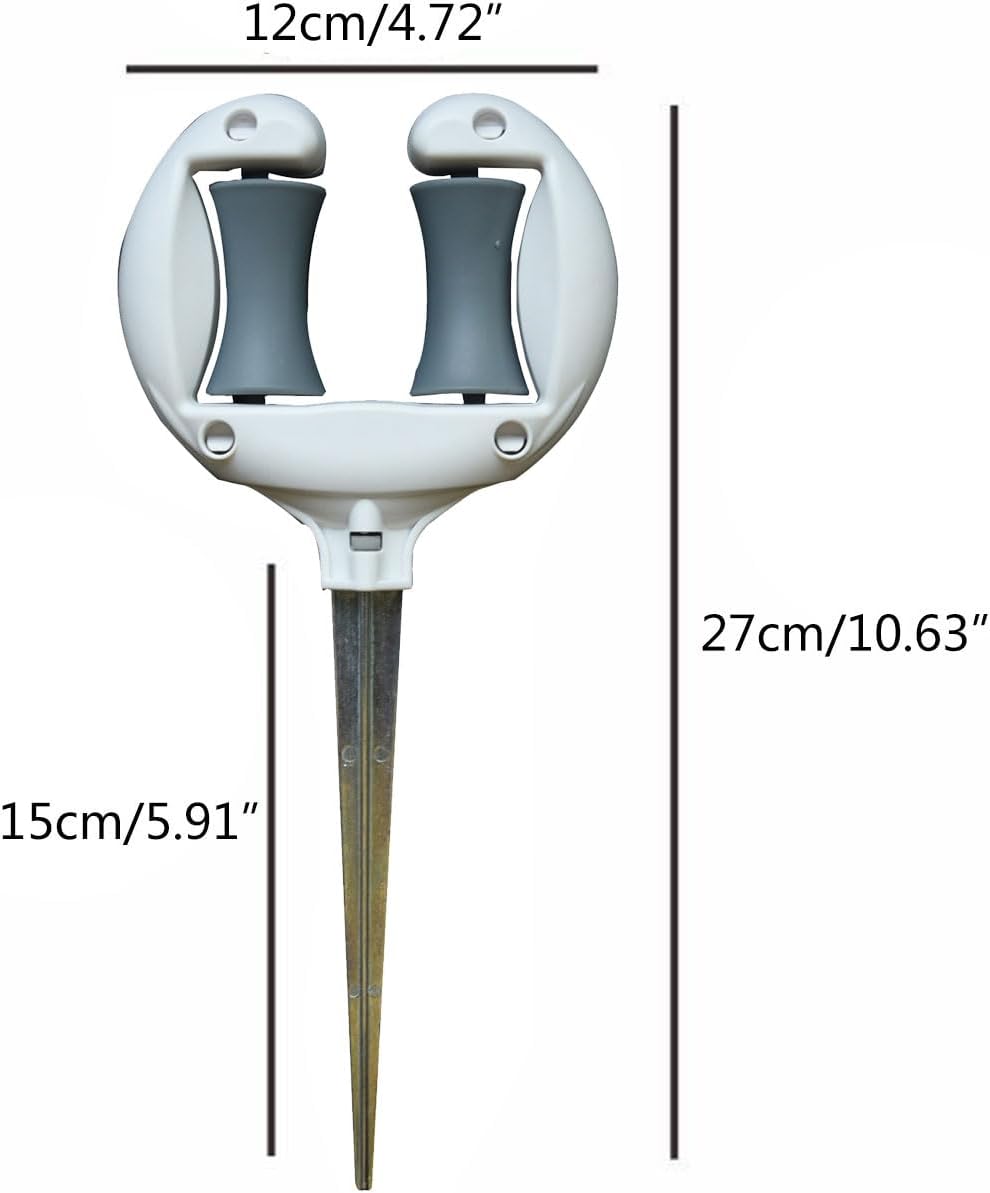 Garden Hose Guide Spikes Rustfree Metal Stake Water Pipe Positioning Holder Roller Outdoor Yard Garden Irrigation Tool Hose Guide Stake