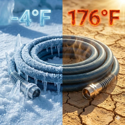 15FT RV Drinking Water Hose 5/8", Lead and BPA Free Fresh Water Hose for Camper and Travel Trailer, Flexible Anti Kink Design with Strain Relief Ends and Storage Strap (Blue)