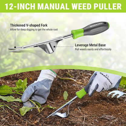 3-Piece Weed Puller Tool Set