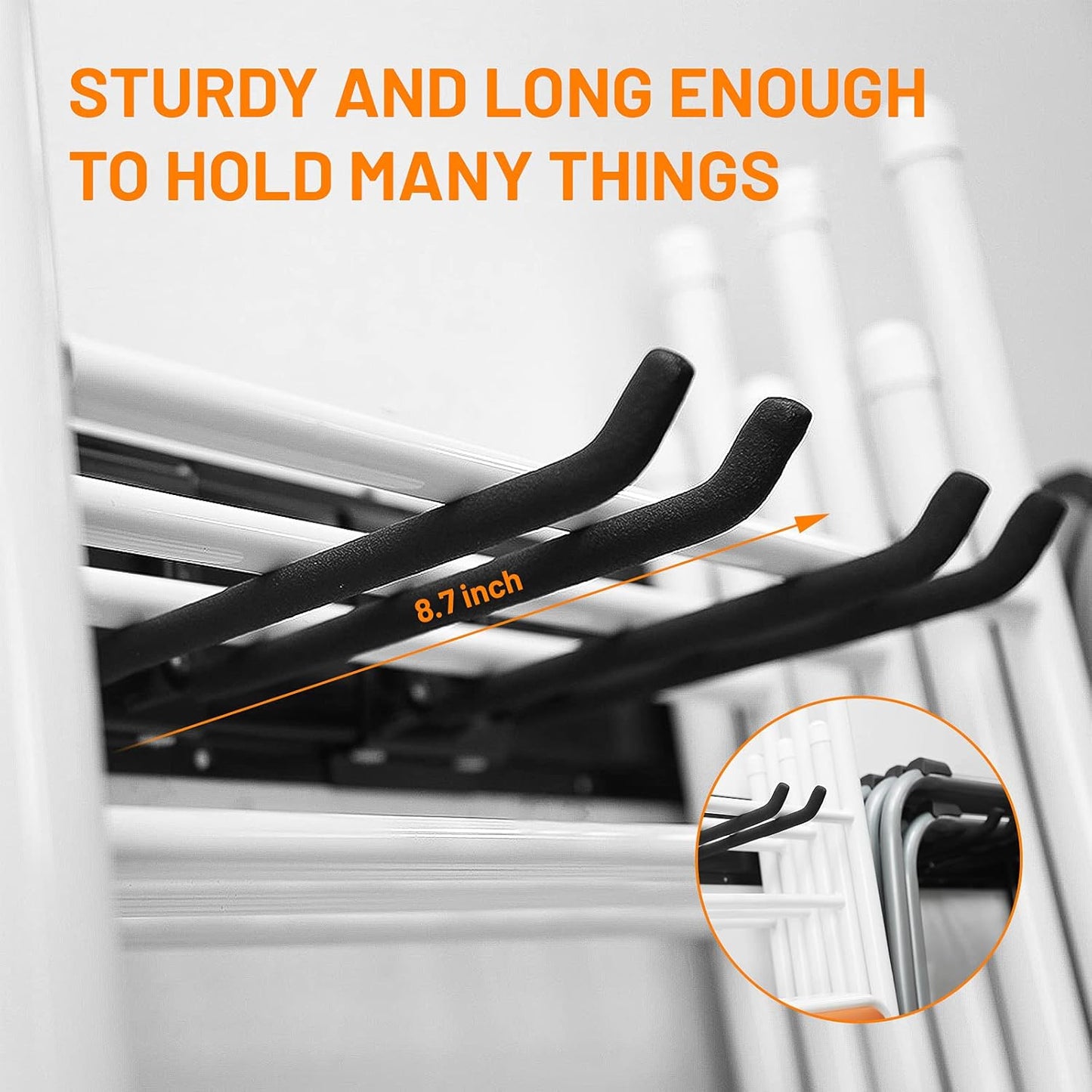 Garage Storage Organization Wall Mount Folding Chair Hangers