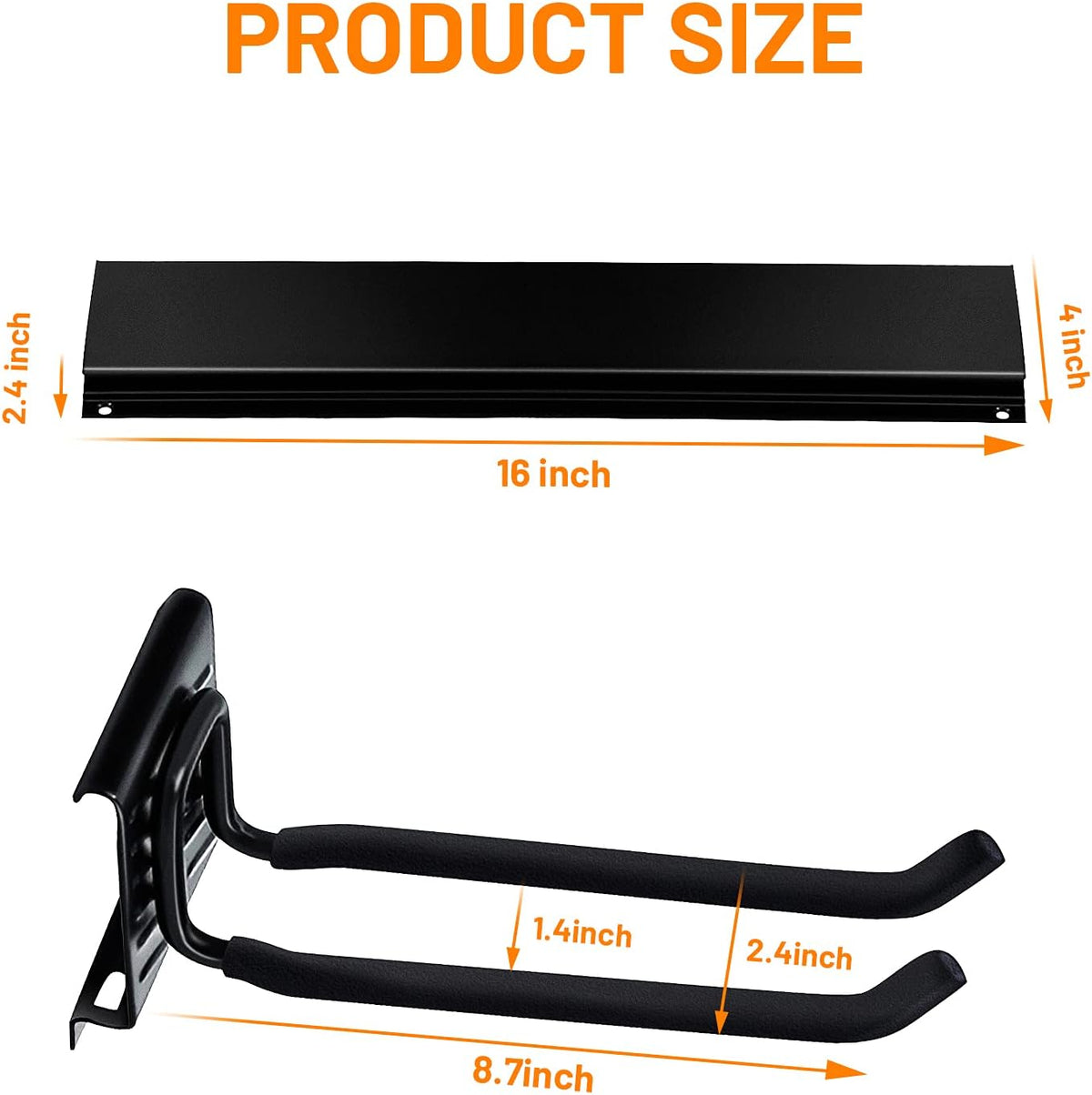 Garage Storage Organization Wall Mount Folding Chair Hangers