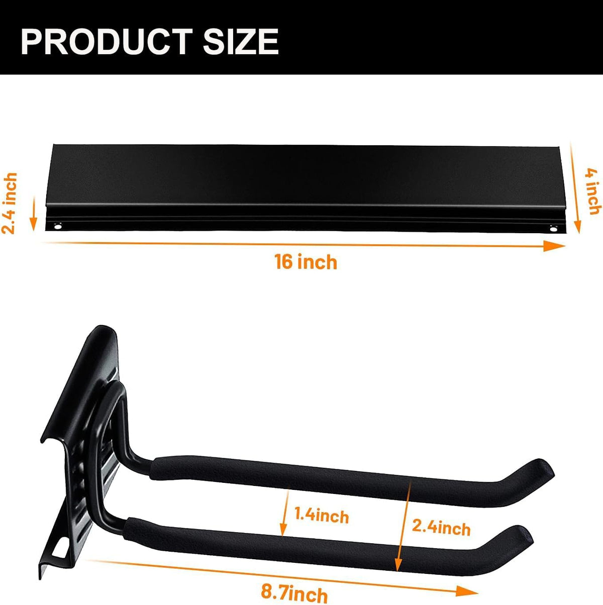 Garage Storage Organization Wall Mount Folding Chair Hangers