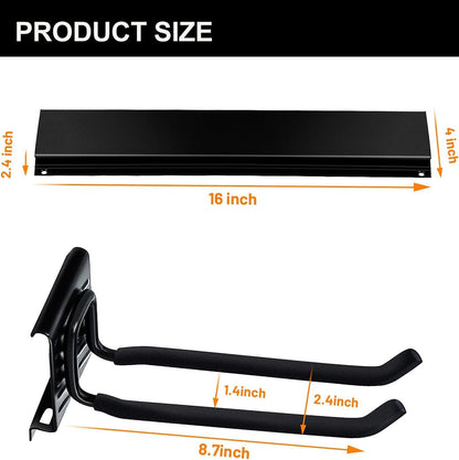 Garage Storage Organization Wall Mount Folding Chair Hangers