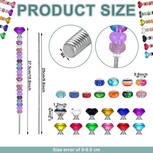 236 Pcs Garden Stake DIY Fairy Wand Plant Stake, Classic