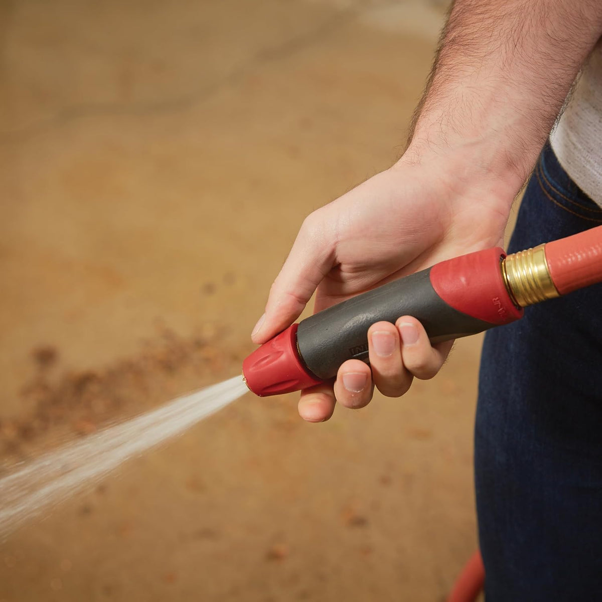 Pro Heavy Duty Twist Hose Nozzle with Insulated Grip, Garden Hose Nozzle for Watering and Cleaning