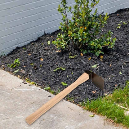 Wooden Hoe Handle Replacement - Durable Oak Wood Grip for Gardening, Fits Small Hoe, 14.56-Inch Lightweight Design