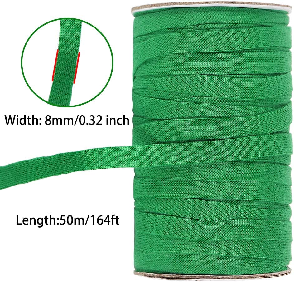 Plant Ties, 164 Feet 8mm Green Garden Twine for Tomato