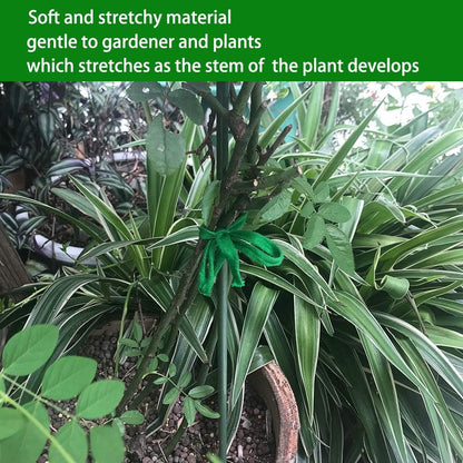 Plant Ties, 164 Feet 8mm Green Garden Twine for Tomato