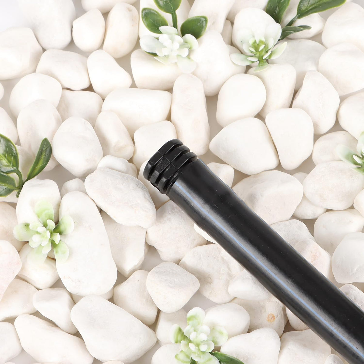 27 Pcs 1/2 Inch Irrigation Tubing Fittings Kit, 16mm 1/2" Drip Tubing Barbed Locked Nuts Connectors with 4 Couplings 4 Tee 4 Ends 4 Elbows 3 Switch Valves 6 Reducers 2 Hose Adapters