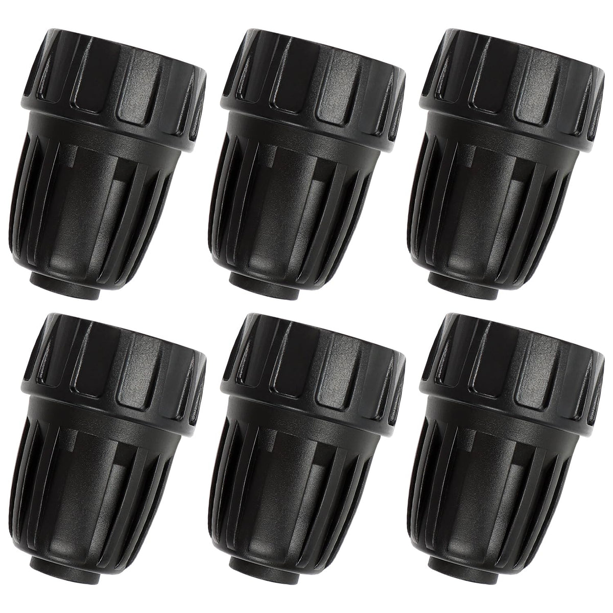 27 Pcs 1/2 Inch Irrigation Tubing Fittings Kit, 16mm 1/2" Drip Tubing Barbed Locked Nuts Connectors with 4 Couplings 4 Tee 4 Ends 4 Elbows 3 Switch Valves 6 Reducers 2 Hose Adapters