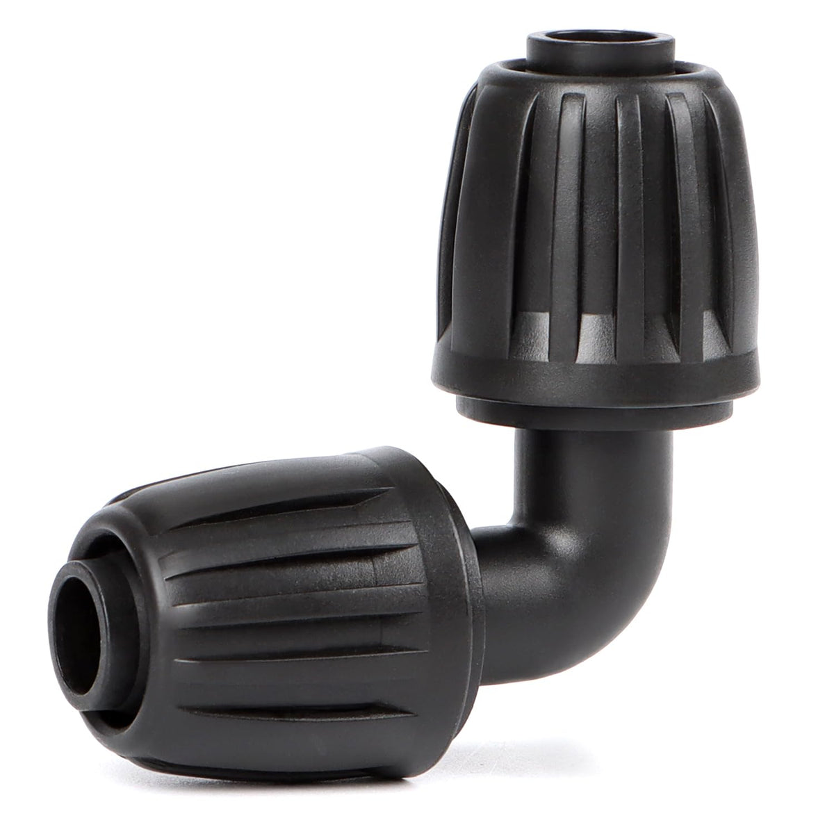 27 Pcs 1/2 Inch Irrigation Tubing Fittings Kit, 16mm 1/2" Drip Tubing Barbed Locked Nuts Connectors with 4 Couplings 4 Tee 4 Ends 4 Elbows 3 Switch Valves 6 Reducers 2 Hose Adapters
