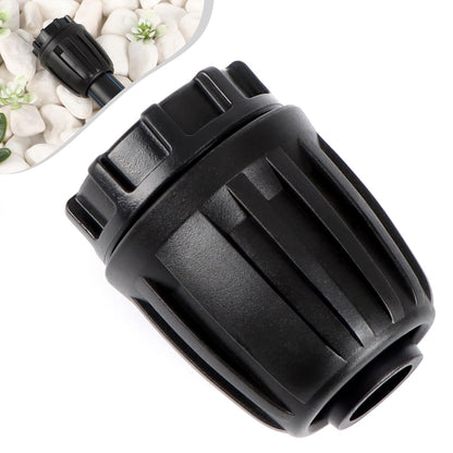 27 Pcs 1/2 Inch Irrigation Tubing Fittings Kit, 16mm 1/2" Drip Tubing Barbed Locked Nuts Connectors with 4 Couplings 4 Tee 4 Ends 4 Elbows 3 Switch Valves 6 Reducers 2 Hose Adapters