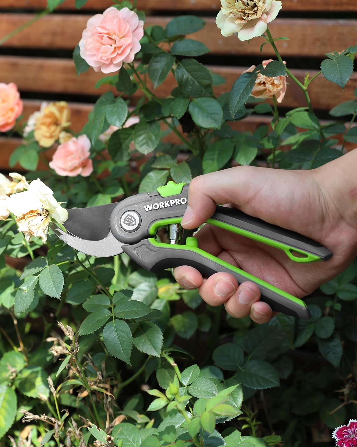 3-Piece Garden Shears Set, Heavy-Duty Gardening Clippers