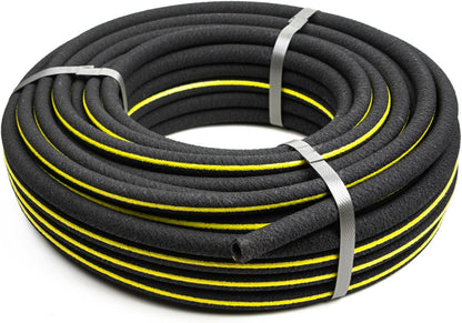 Garden Bulk Soaker Hose – 50 ft x 3/8 inch Recycled Rubber Soaker Hose with No Ends – Flexible Watering Line for Garden Beds & Plants