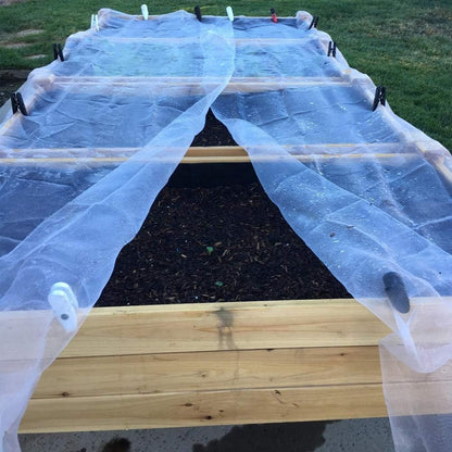 Garden Netting, Plant Cover Row Cover for Protect Plants Fruits Flowers Vegetables, 10 x 15 ft