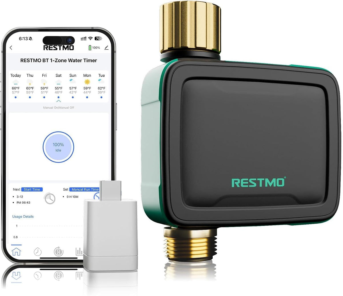 WiFi Smart Sprinkler Timer with APP Remote Control for Garden Hose