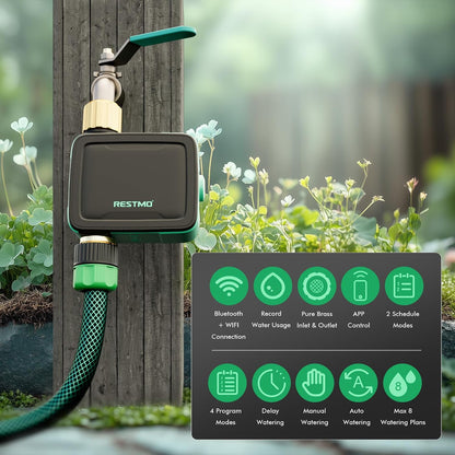 WiFi Smart Sprinkler Timer with APP Remote Control for Garden Hose