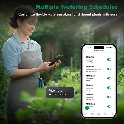 WiFi Smart Sprinkler Timer with APP Remote Control for Garden Hose