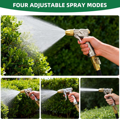 Heavy Duty Garden Hose Nozzle, High Pressure Handheld Sprayer