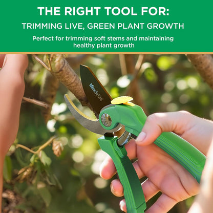 Straight Tip Floral Shears - Lightweight Gardening Scissors - Hand Pruner Pruning Shear for Flowers, Herbs, Roses and Indoor Plants