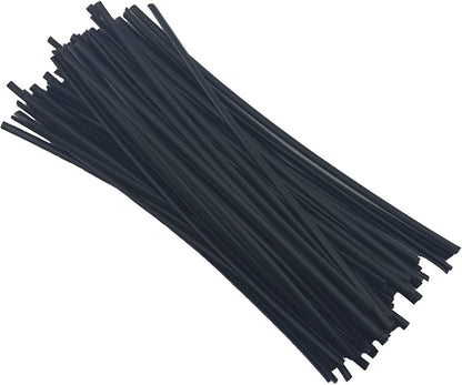 1000Pcs 8 Inch Plastic Twist Ties,Cable Ties for Making Facial Face Mask Plants Party Cello Candy Gift Bags Cake Pops-Black