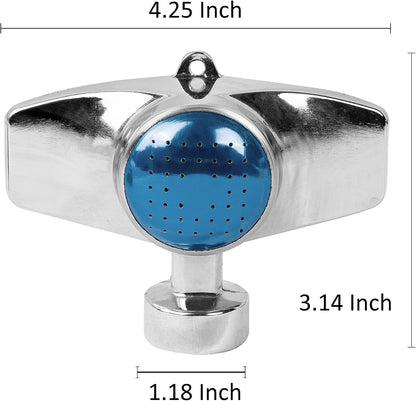 360 Degree Metal Spot Sprinkler, Lawn Sprinklers for Yard, Circle Pattern Sprinkler with Gentle Water Flow for Small Area Yard Lawn Garden Watering, Coverage Up to 30FT