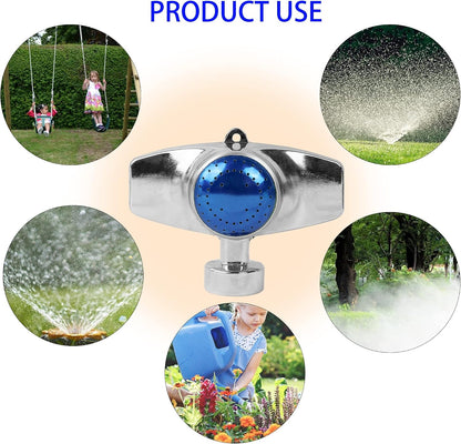 360 Degree Metal Spot Sprinkler, Lawn Sprinklers for Yard, Circle Pattern Sprinkler with Gentle Water Flow for Small Area Yard Lawn Garden Watering, Coverage Up to 30FT