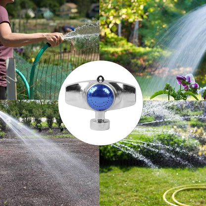 360 Degree Metal Spot Sprinkler, Lawn Sprinklers for Yard, Circle Pattern Sprinkler with Gentle Water Flow for Small Area Yard Lawn Garden Watering, Coverage Up to 30FT