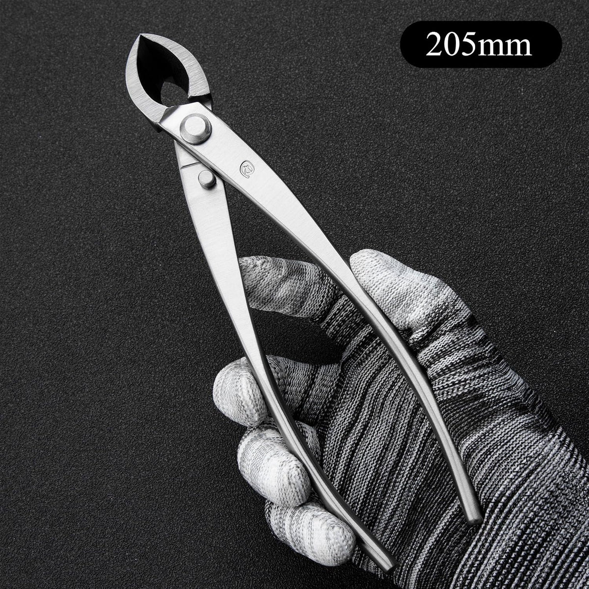 Bonsai Tools 5-Piece Alloy Steel Bonsai tool Kit In Cluding 210mm Long Handle Scissors / 205mm Branch Cutter / 205mm Knob Cutter / 200mm Straight Root Hook/Tweezers (NBK5-01)