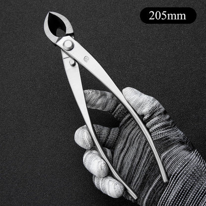 Bonsai Tools 5-Piece Alloy Steel Bonsai tool Kit In Cluding 210mm Long Handle Scissors / 205mm Branch Cutter / 205mm Knob Cutter / 200mm Straight Root Hook/Tweezers (NBK5-01)