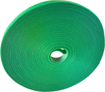 98.4 Feet Garden Tape Plant Ties Green Gardening Plant Tape Strap for Climbing Plants 1/2'' Gardening Tape to Support Plants, Vines, Tomatoes Reusable Gardening Ties Plant Tape (98.4feet)