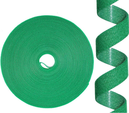 98.4 Feet Garden Tape Plant Ties Green Gardening Plant Tape Strap for Climbing Plants 1/2'' Gardening Tape to Support Plants, Vines, Tomatoes Reusable Gardening Ties Plant Tape (98.4feet)