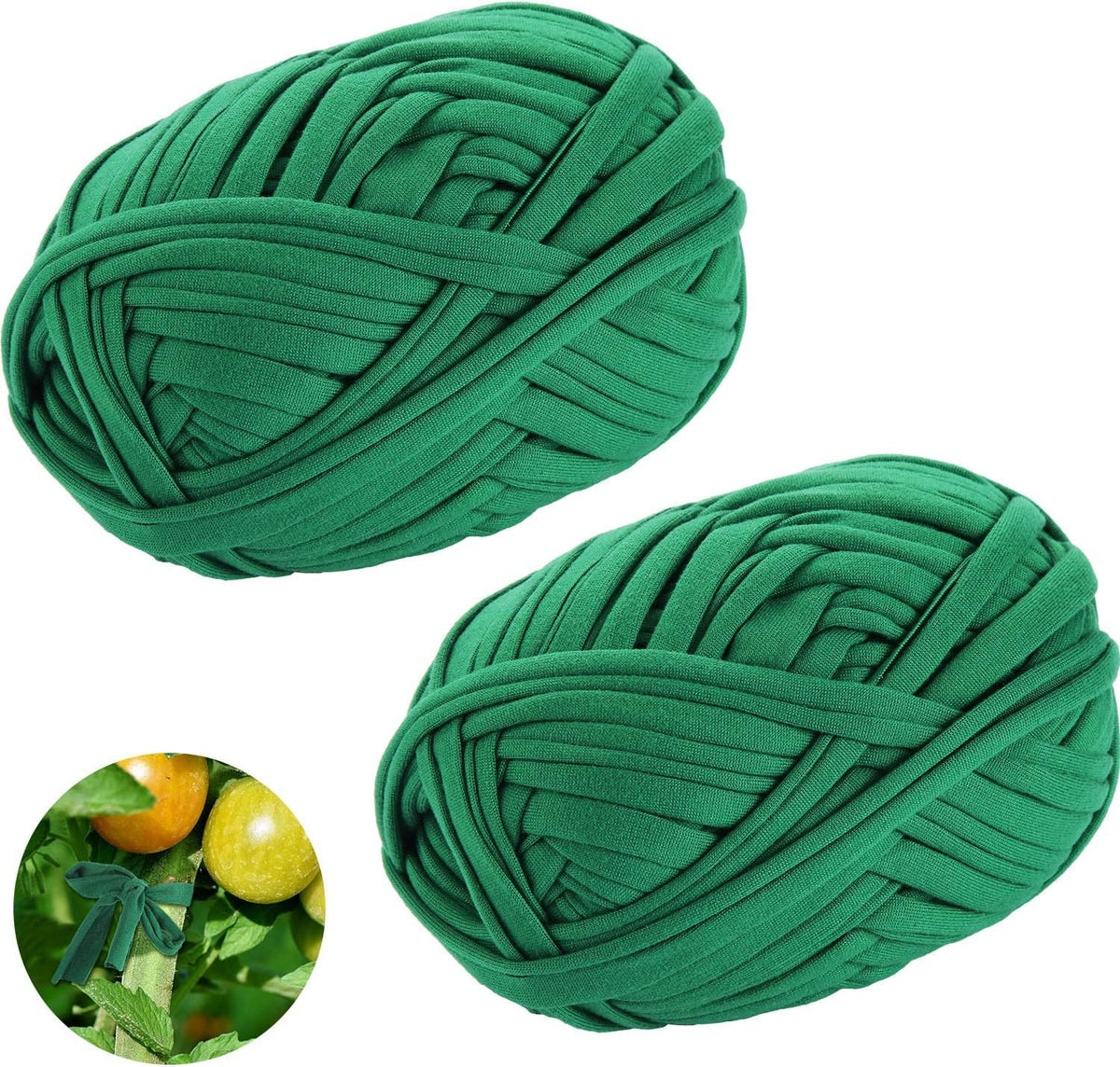 Garden Twine Soft Plant Tie Green Garden String Tree Tie Stretchy Gardening Tape Plant Support for Home Tying Climbing Plants Veggies Flower Supplies Craft 98 Feet/roll(1 Roll)
