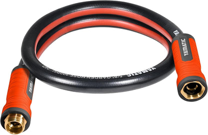 50ft Flexible Garden Hose 5/8in I.D. with 360° Swivel Brass Handle