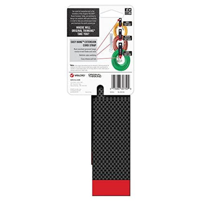 Easy Hang Extension Cord Holder Organizer Variety Pack | Holds 60-100lbs, Heavy Duty Straps Fit Easily on Hooks or Nails | Perfect for Garage Organization | 3-pk 10", 14" and 18", Black