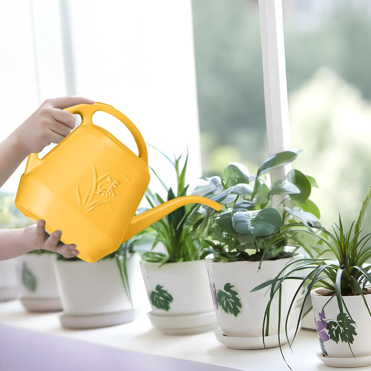 Plant Watering Can - 1/2 Gallon - Rose Red